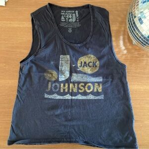 Women's Navy Graphic Tank Top